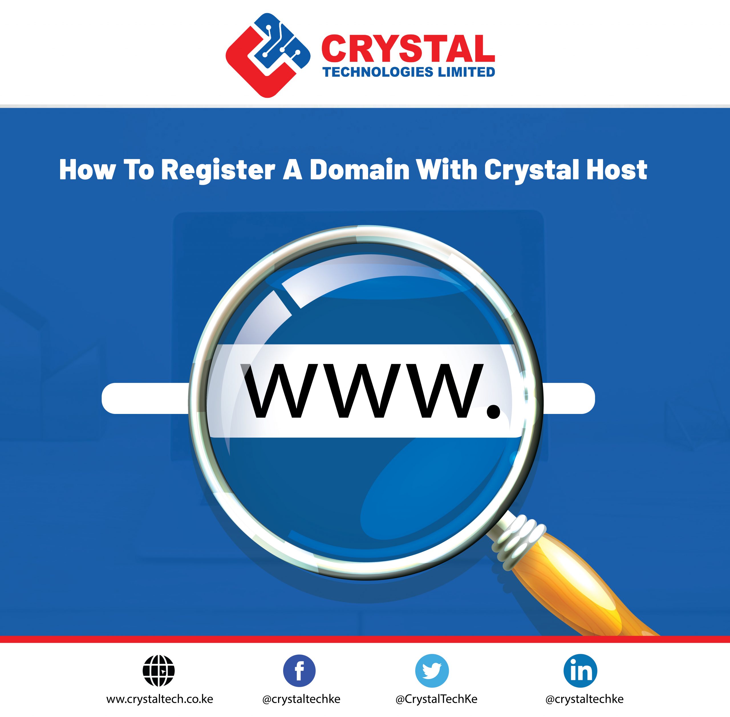 Domain Name registration made easier with crys technologies limitedtal